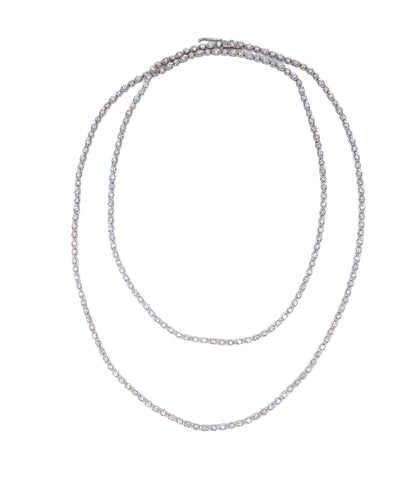 Ounce Collections 18 Karat White Gold Diamond Necklace