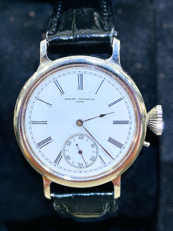 Bigelow and Kennard and Co, Vacheron Movement, White dial, Stainless steel, Watch only