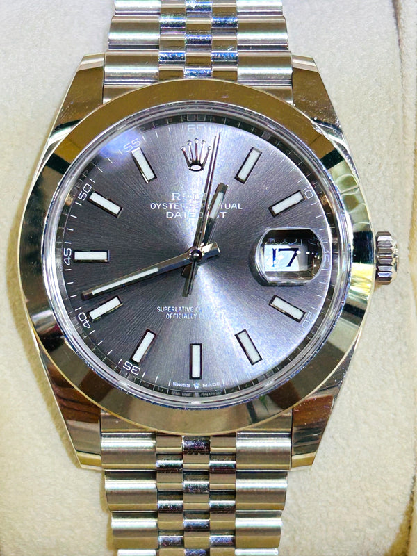 Rolex Date just, Rhodium Dial, Jubilee Bracelet,41mm BP 2021