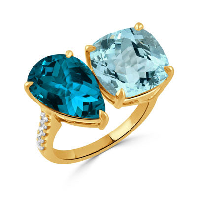 Doves By Doron Paloma London Blue Collection Ring