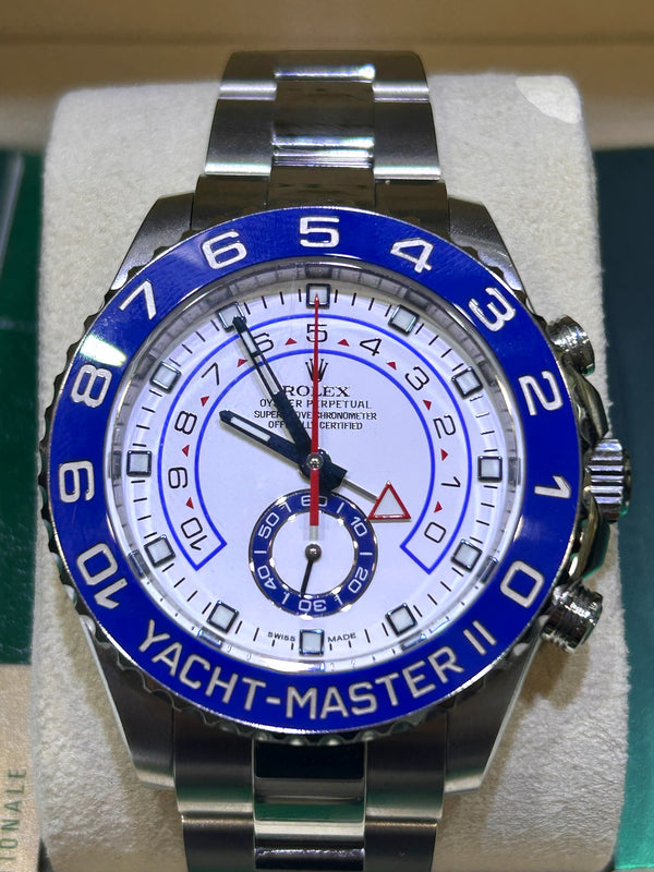 Rolex Yacht master 2, Stainless steel, 44mm, Box and Papers, 2016