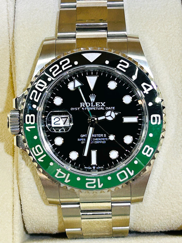 Rolex GMT Master II, "Sprite" Oyster Bracelet,40mm BP ,2022