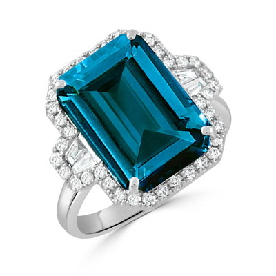 Doves by Doran Paloma London Blue Collection Ring