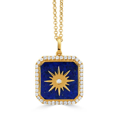 Doves by Doron Paloma Celestia Collection Lapis Pendant