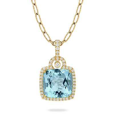 Doves by Doron Paloma Sky Blue Collection Pendant