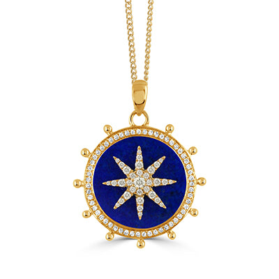 Doves by Doron Paloma Celestia Collection Lapis Pendant