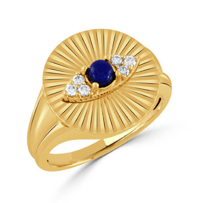 Doves By Doron Paloma Evil Eye Collection Lapis Ring