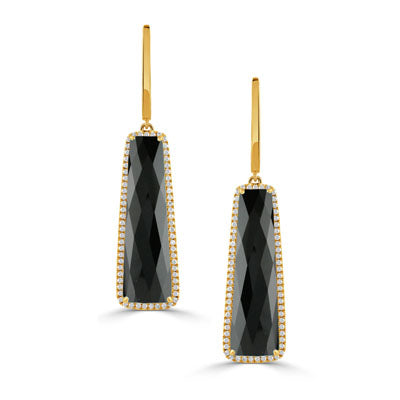 Doves by Doron Paloma Gatsby Collection Onyx Earrings