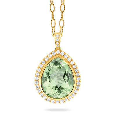 Doves by Doron Paloma Mint Mojito Collection Green Amethyst Pendant