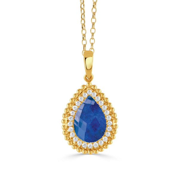 Doves by Doron Paloma Justinian Collection Lapis Pendant