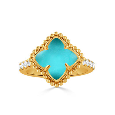 Doves by Doron Paloma Ravenna Collection Turquoise Ring