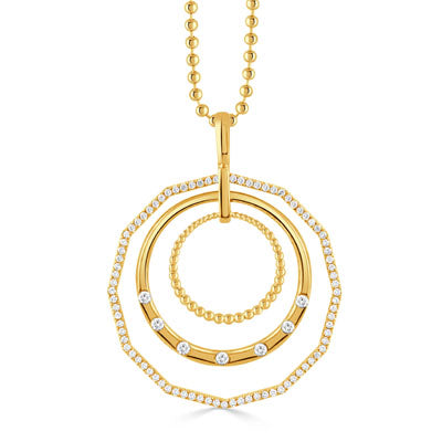 Doves by Doron Paloma Fibonacci Collection Pendant