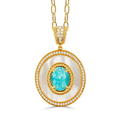 Doves by Doron Paloma Justinian Collection Amazonite Pendant