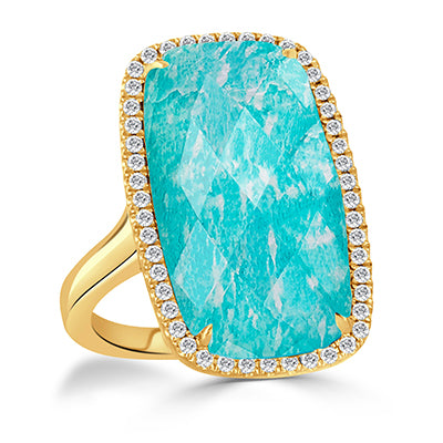 Doves by Doron Paloma Amazon Breeze Collection Amazonite Ring