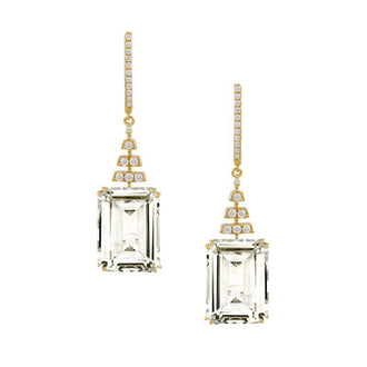 Doves by Doron Paloma Lucente Collection White Topaz Earrings