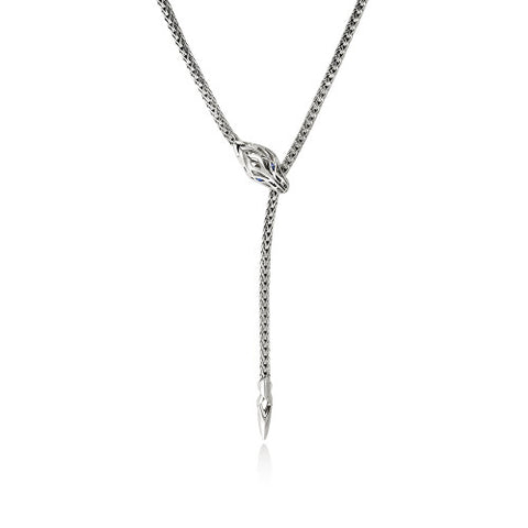 Naga Lariat, Sterling Silver, 2.5MM